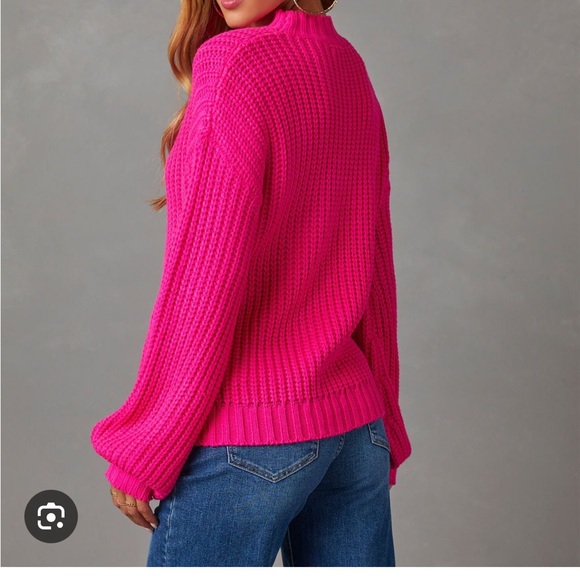 Women's Pink Sweater - Picture 1 of 5